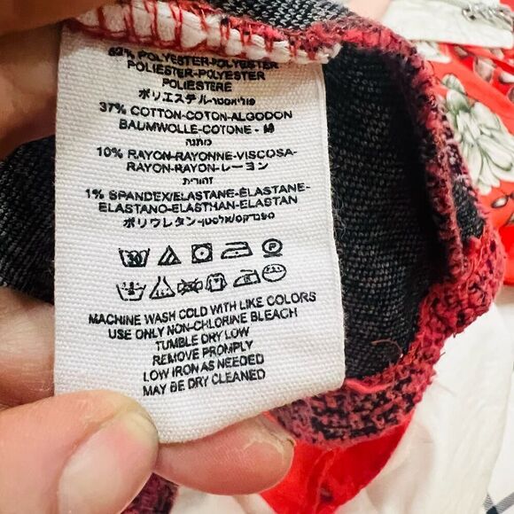 Free People Short Sleeve Tee Tweed Boucle Crop Top casual Size Small - Picture 7 of 7